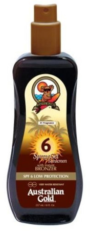 SPF 6 SPRAY GEL W/ BRONZER 237ml