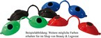 Goggles Sunny Luna (Black, Red, Blue)